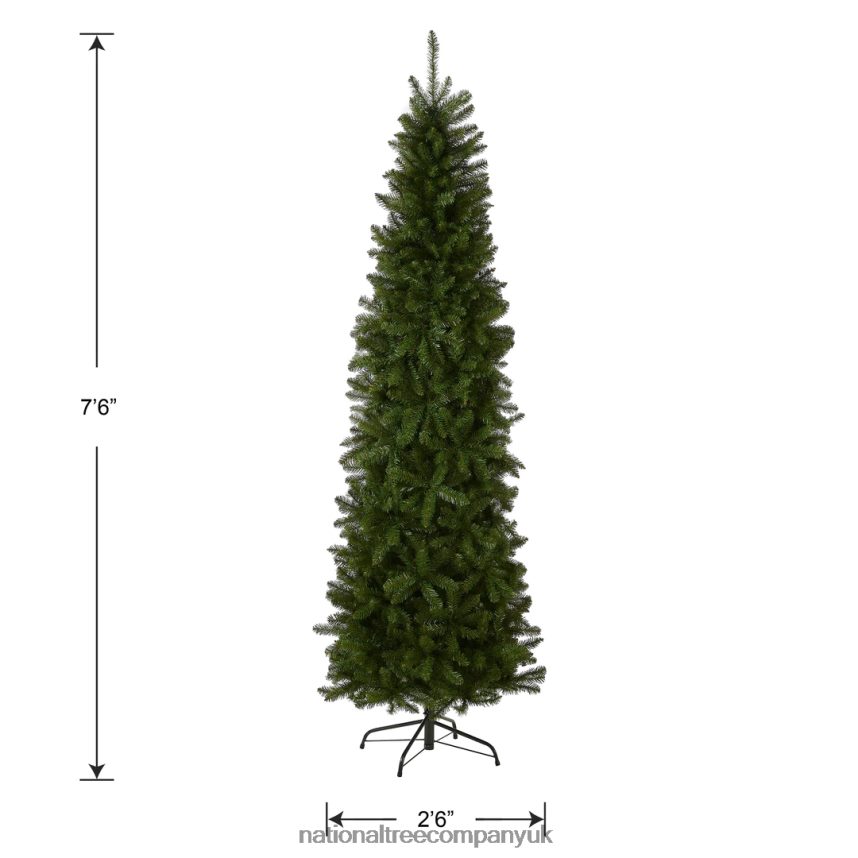 Trees | National Tree Company Artificial Slim Christmas Tree Green Kingswood Fir Includes Stand 75 Feet F2L4F6